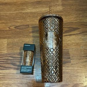 Starbucks keychain and cup duo